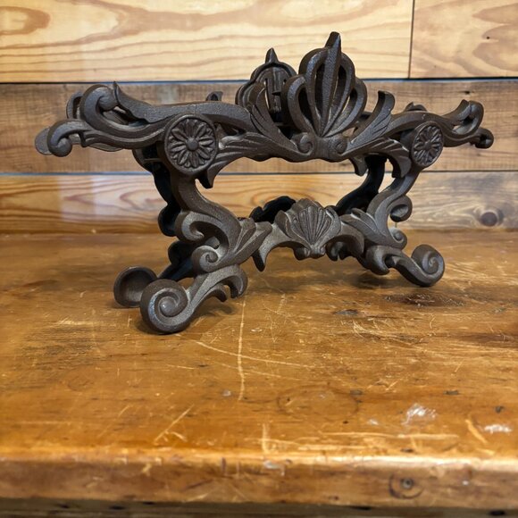 Heavy Wrought Iron Candleholder - Picture 3 of 4